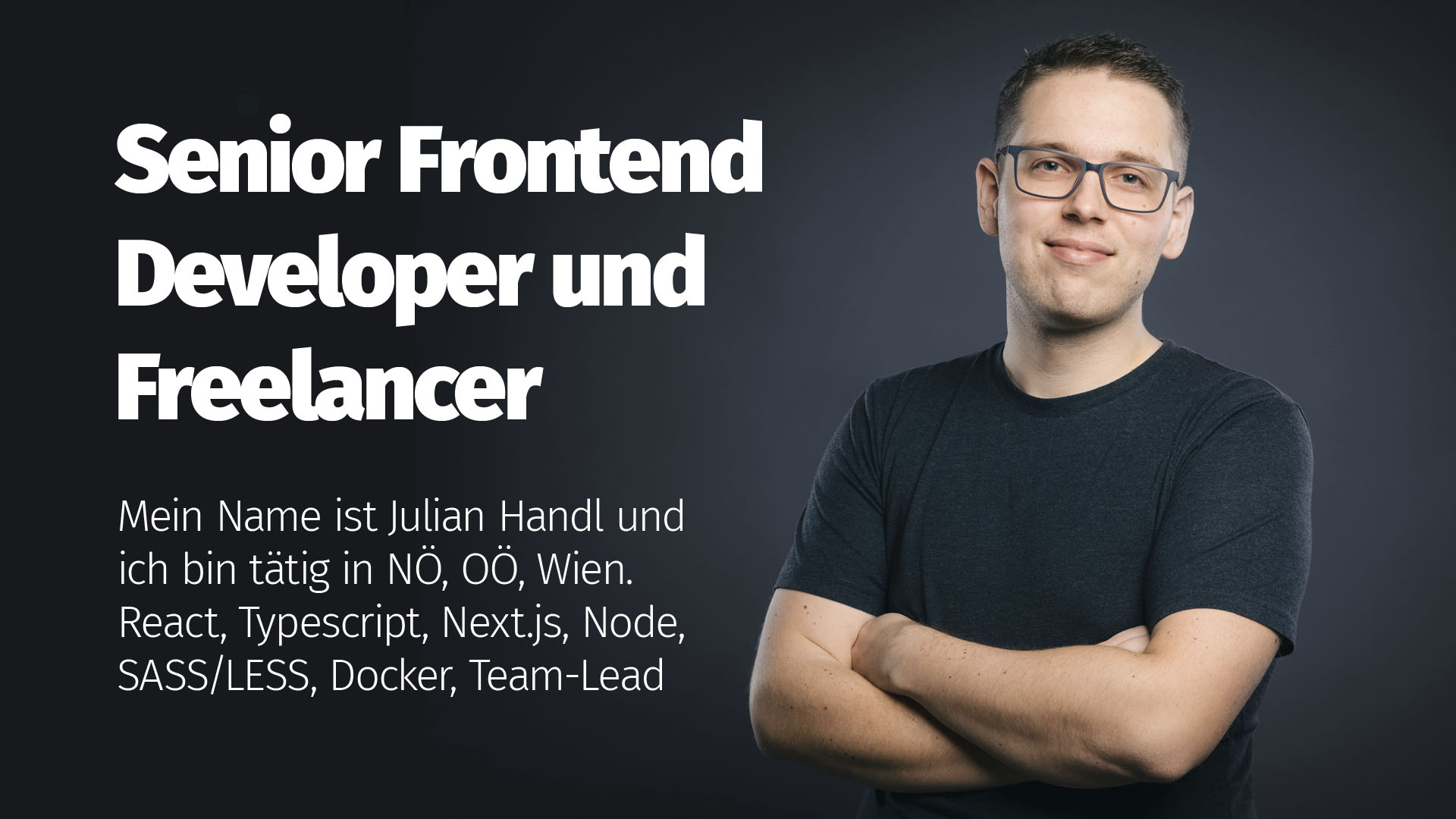Senior Frontend Developer Julian Handl